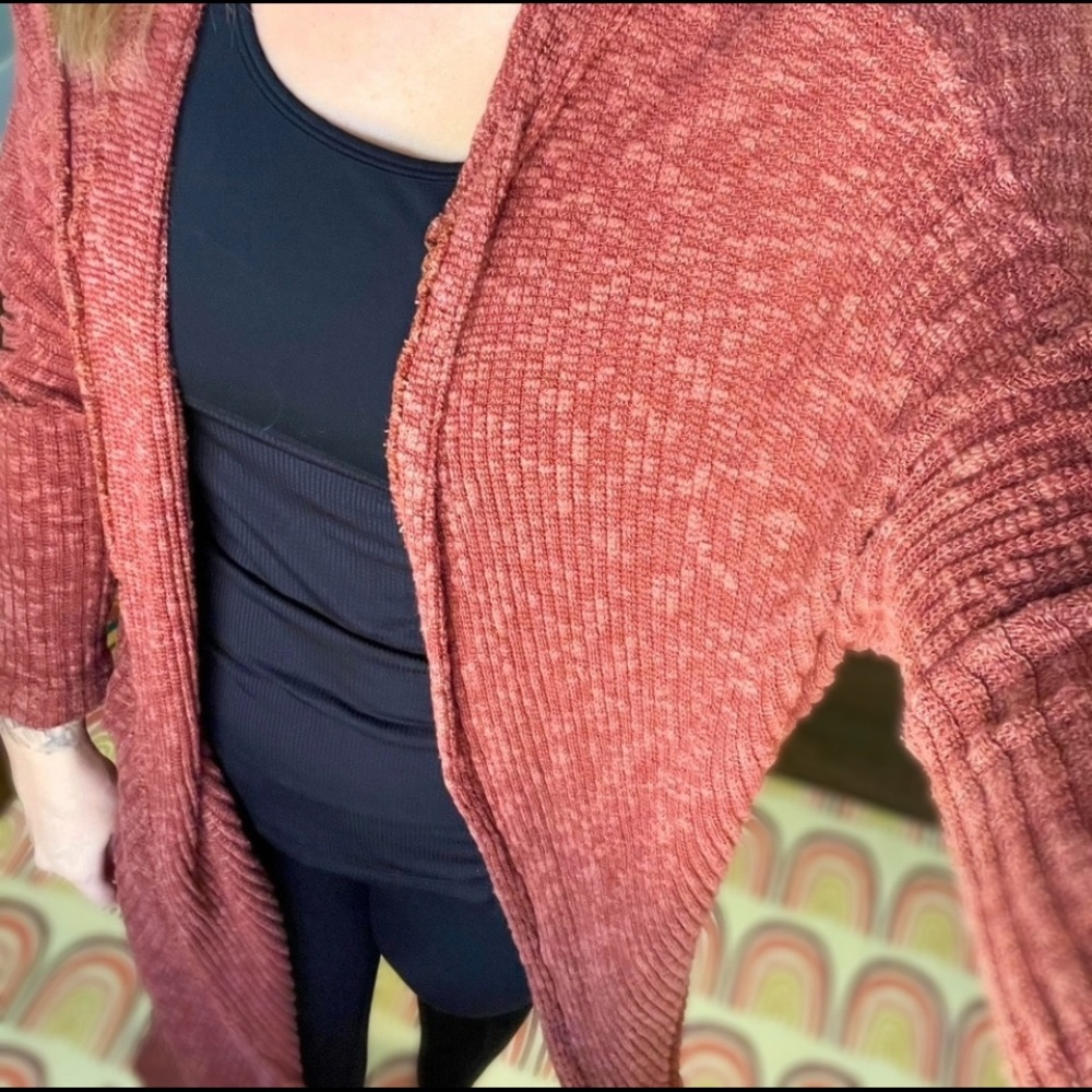 Long cover up sweater